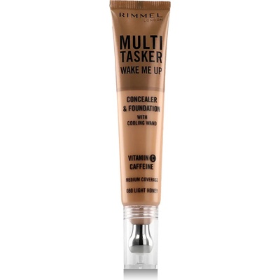 Rimmel London Multi Tasker Concealer & Foundation (60 Light Honey) 20 ml