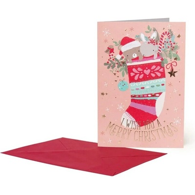 Legami Vánoční přání 3D Christmas Sock