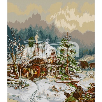 Milena Style Ковачницата - гоблен със схема конци dmc 1: 4