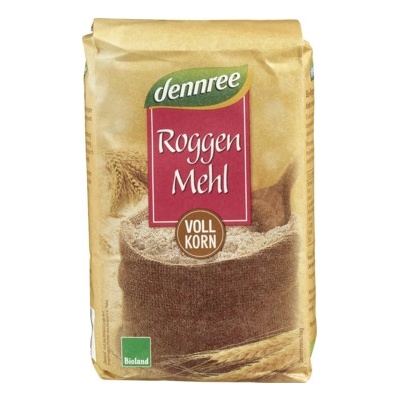 Dennree Žitná mouka celozrnná bio 1 kg