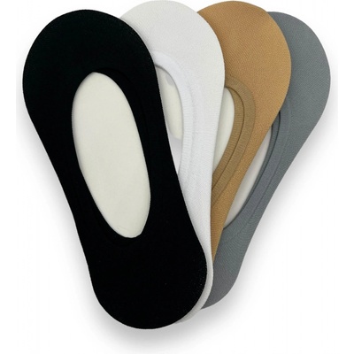 Dámske nízke ponožky 4x pary 04 MIX farby