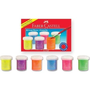 Faber-Castell Темперни бои faber castell 12 цвята, 20 мл