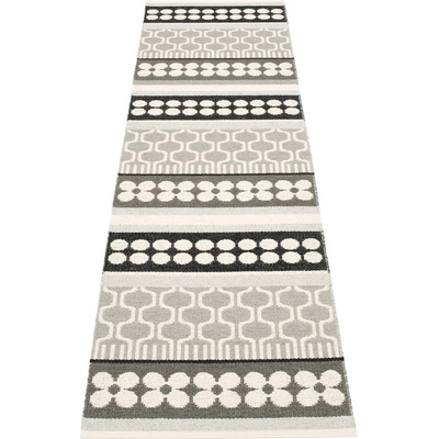 Pappelina Сива и кремава пътека за открито и закрито 70x270 cm Asta Warm Grey - Pappelina (AS9D727)