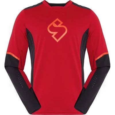 Sweet Protection Мъжка фланелка с дълъг ръкав за колоездене Sweet Protection Hunter II Park Long Sleeve Cycling jersey - Red Chilli (056-4023-0211)