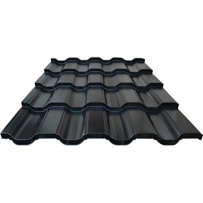 Blachdom Plus Nova Plus 350 Polyester UltraMat 1200 x 0,5 mm RAL 9005 černá 1 m²