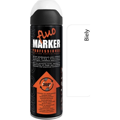 DECO COLOR ZNAČKOVACÍ FLUOMARKER BIELY 500 ML