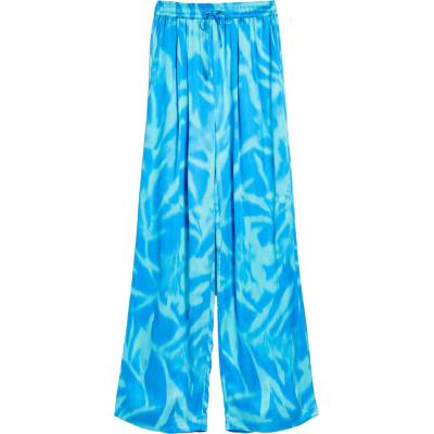 Bershka Панталон с набор синьо, размер M