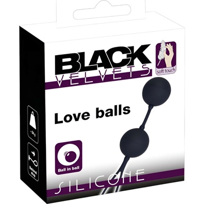 Black Velvets Balls Silicone