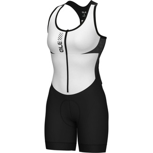 Alé Дамски потник за колоездене Alé Women's Color Block Sleeveless Unitard Cycling skinsuit - White - размер 4XL (102-3921-0319)