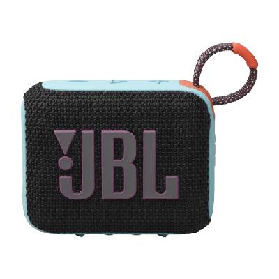 Портативна колонка JBL GO 4 Водоустойчива, Bleutooth, черно и оранжево (JBLGO4BLKOAM)