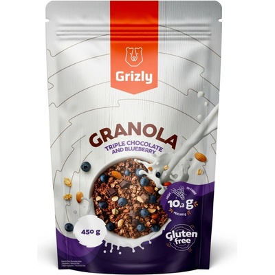 Grizly Granola hořká čokoláda 450 g