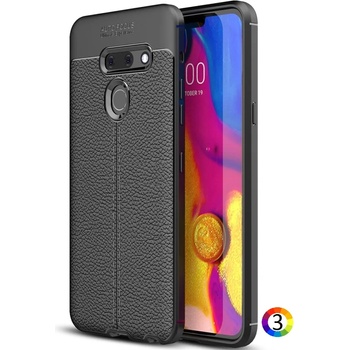Image 1 of LG G8 ThinQ Удароустойчив Litchi Skin Калъф и Протектор