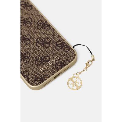 GUESS кейс за телефон от имитация на кожа iPhone 16 Plus (GUHCP16MGF4GBR)