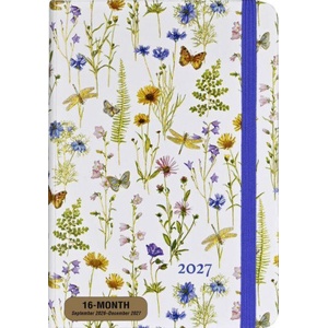 Peter Pauper Press 2027 Wildflower Garden Weekly Planner (16 Months, Sept 2026 to Dec 2027)