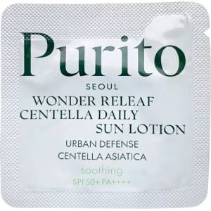 PURITO Wonder Releaf Centella Daily Sun Lotion SPF 50+ PA++++ (sample) - Ултралек слънцезащитен крем 1г (sample)