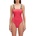 SUNDEK Бански костюм Sundek Marylin logo elastic one-piece swimsuit - Pink (Pitaya)