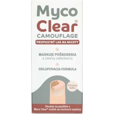 Myco Clear Camouflage priepustný lak na nechty 5 ml