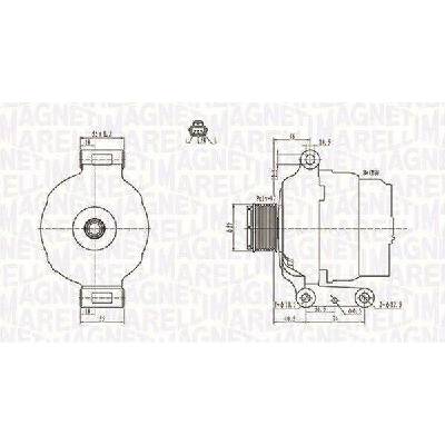 Generátor MAGNETI MARELLI 063731639010