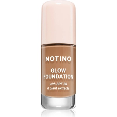 Notino Foundation Glow foundation with SPF 50 & plant extracts озаряващ фон дьо тен SPF 50 02 Medium Deep Cool 30ml