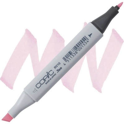 Lihová fixa COPIC Classic oboustranná Fine & Chisel, Pale pink (RV10)