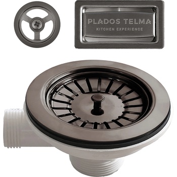 Plados Telma Plados pvd СИФОН И ПРЕЛИВНИК ЗА МИВКА С 1 КОР ЧЕР (kitpvd1)