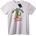 NOONEBRAND Тениска Череп с Червило - В лош ден - 2XL, White