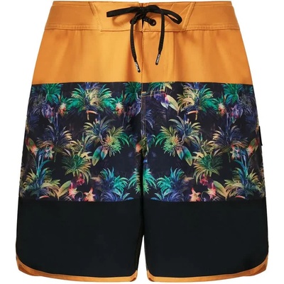 Oakley Бански гащета Oakley Neon Palms 19´´ swimming shorts - Multicolor (Yellow Palm Block Print)