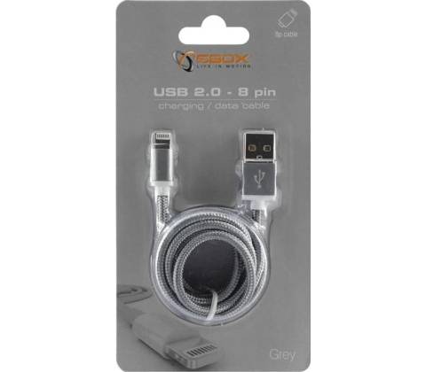 Sbox IPH7-GR Apple Lightning/USB-A, 1,5m