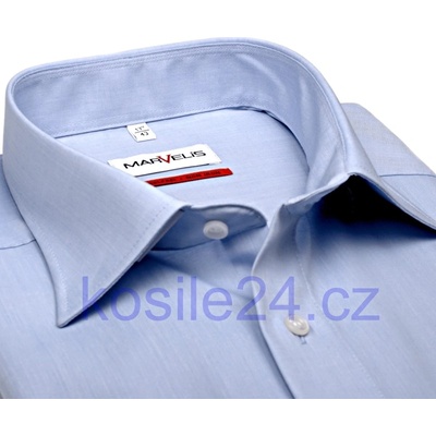 Marvelis Chambray košile prodloužený rukáv světle Modrá