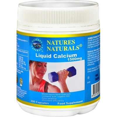 Liquid Calcium 1500 mg 200 kapslí