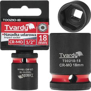 Tvardy Ударна вложка 1/2" 6-стен 18mm CR-MO 81970 (T00210-18)