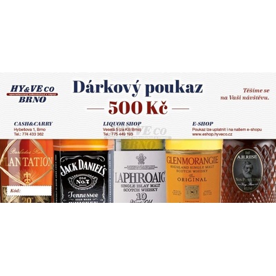 Dárkový poukaz 500,-