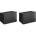 vidaXL Калъфи за люлки 2 бр 12 капси 215x150x130/150 см полиетилен (3155382)
