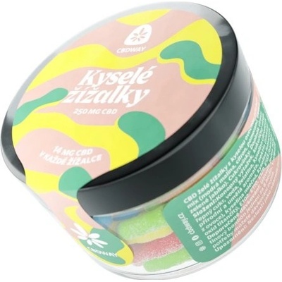 CBDWAY CBD Kyselé žížalky 250mg