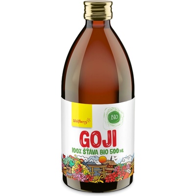 Wolfberry Bio ovocná šťava z plodov kustovnice činskej 0,5 l
