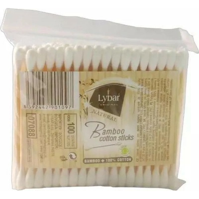 Lybar Nature Bamboo Cotton vatové tyčinky 100 ks