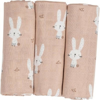 FREEON Bubaba Látkové pleny Beige Bunnys 3 ks