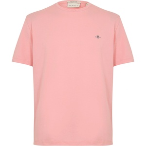 Gant Тениска Gant Regular Fit Shield T-Shirt - Bbblgm Pink 671