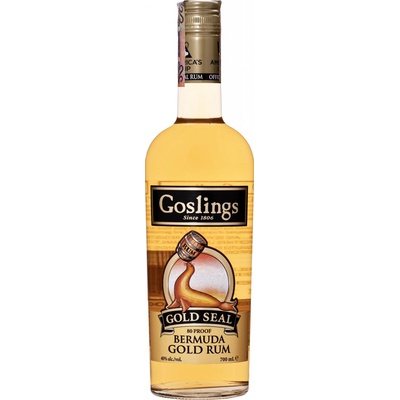 Goslings Gold Seal 40% 0,7 l (čistá fľaša)