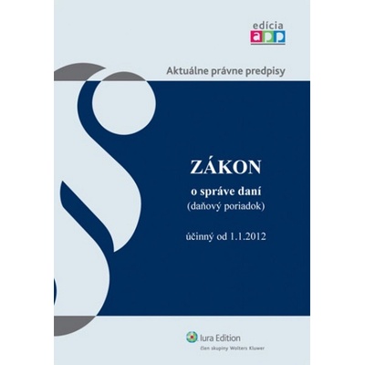 Daňový poriadok účinný od 1.1.2012