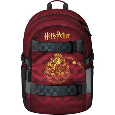 BAAGL Ученическа раница Harry Potter Хогуортс бордо BAAGL | Cherven | Момичешки | ЕДИН РАЗМЕР