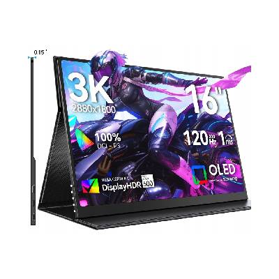 Uperfect UColor O2 Prenosný OLED monitor k notebooku 2,8K 120Hz VESA USB-C
