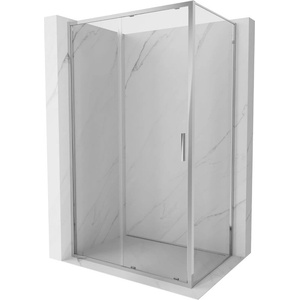 Mexen Exo плъзгаща се душ кабина 135 x 70 см, прозрачна, хром - 8151-135-070-01-00 (8151-135-070-01-00)