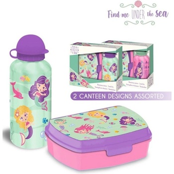 Image 1 of Kids Licensing - SIRENS к-т кутия за храна и алуминиева бутилка