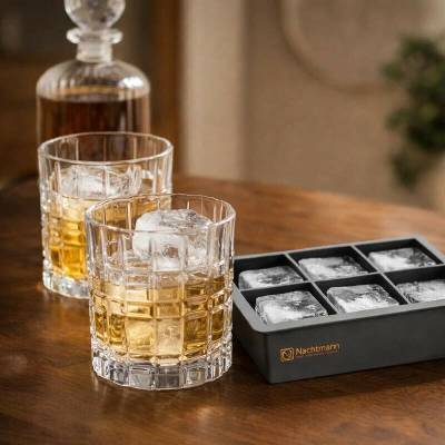pos Nachtmann – sklenic na whisky a tvořítka na led Square OUTLET lední x 2 x 345 ml