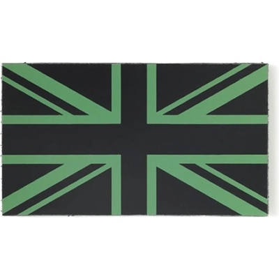MILITARY RANGE Nášivka IFF IR vlajka GB VELCRO ZELENÁ