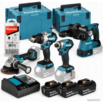 Makita DHR243 + DGA504 + DTD173 + DHP489
