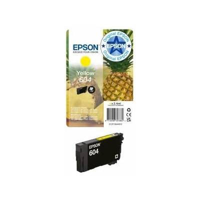 Epson 604 Pineapple, Genuine Yellow Ink Cartridge - C13T10G44020