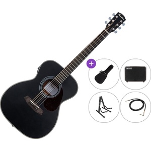 Pasadena PG-200E Premium SET Black Електро-акустична китара Джъмбо