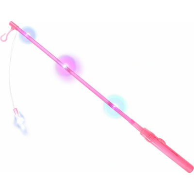LUMA Držák na lampion blikající tělo LED 50 cm, růžový
